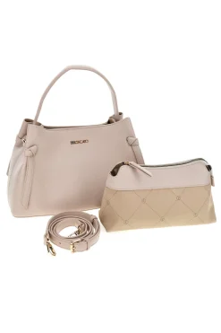 Borsa rosa antico con tracolla removibile Roncato R5388