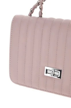 Borsa rosa trapuntata con doppio manico PRIMA RIGA SPA ATENA
