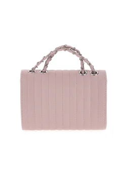 Borsa rosa trapuntata con doppio manico PRIMA RIGA SPA ATENA