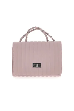 Borsa rosa trapuntata con doppio manico PRIMA RIGA SPA ATENA