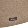 Borsa taupe con charm orsetto e zip dorate Naj-Oleari 61329/BOBA13