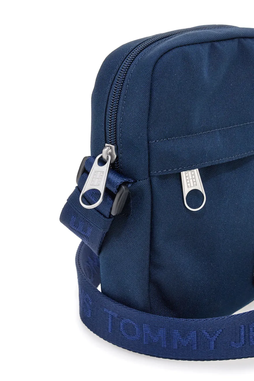 Borsello a tracolla blu con logo e tracolla brandizzata Tommy Jeans TOMMY DAILY REPORTER