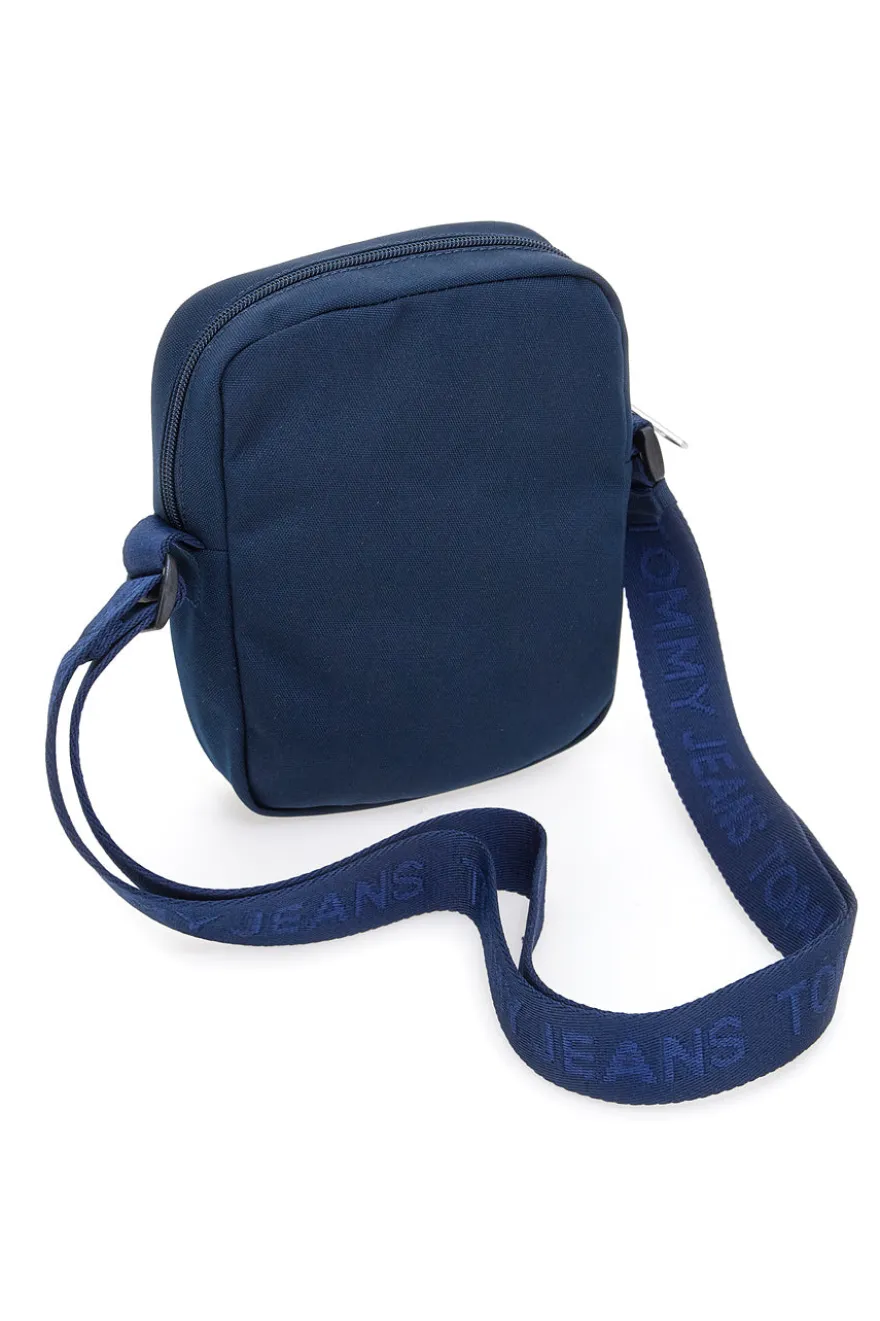 Borsello a tracolla blu con logo e tracolla brandizzata Tommy Jeans TOMMY DAILY REPORTER