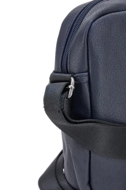 Borsello a tracolla blu con tasca frontale Black Shoot BLACK SHOOT BS17-1