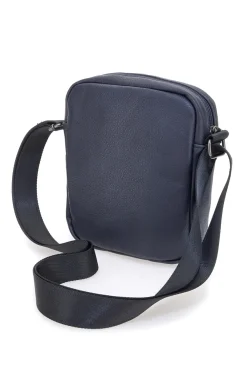 Borsello a tracolla blu con tasca frontale Black Shoot BLACK SHOOT BS17-1