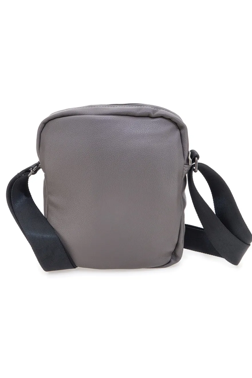 Borsello a tracolla grigio con tasche frontali Black Shoot BLACK SHOOT BS17-4