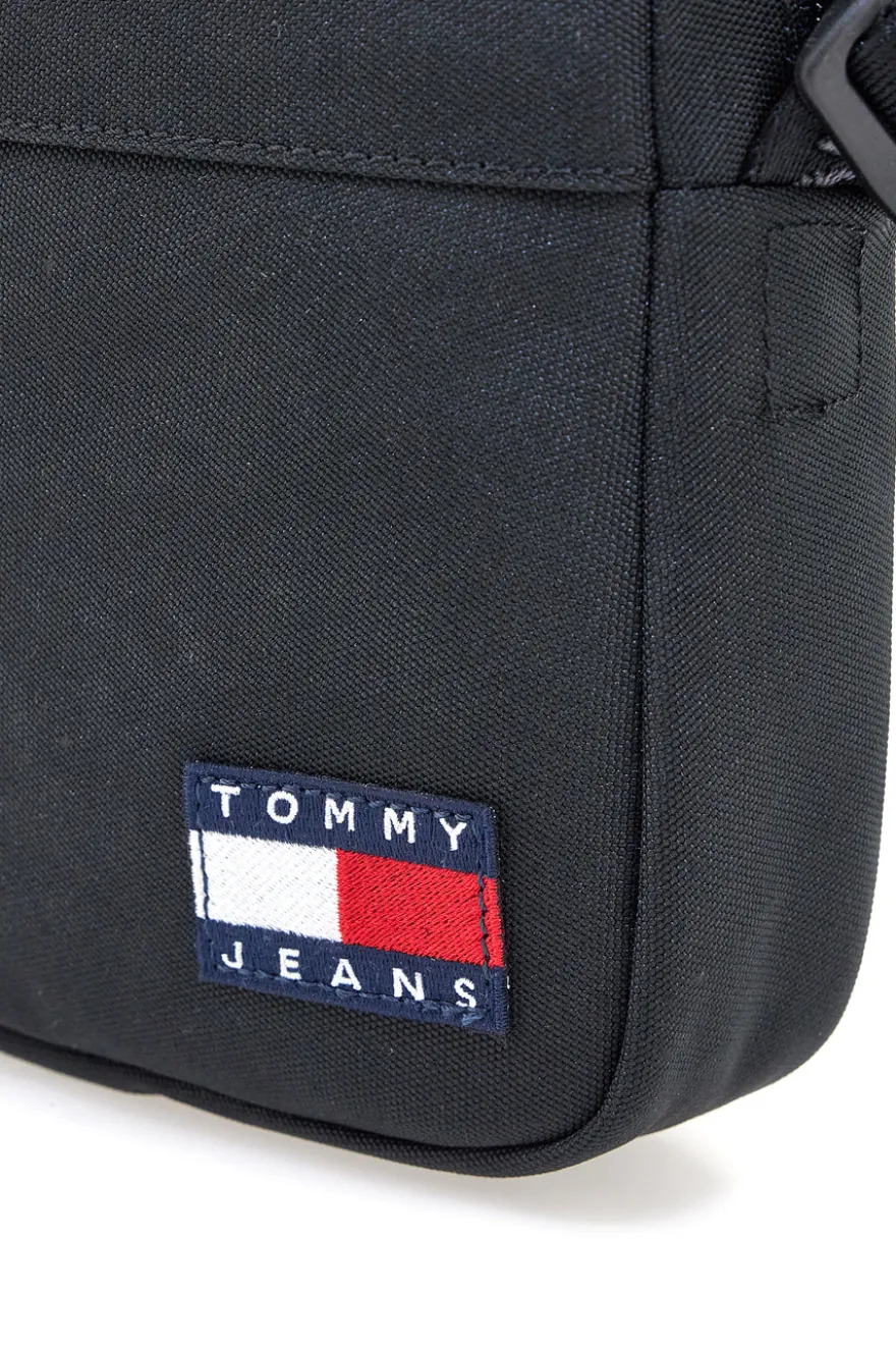 Borsello a tracolla nero con logo Tommy Jeans TOMMY DAILY REPORTER