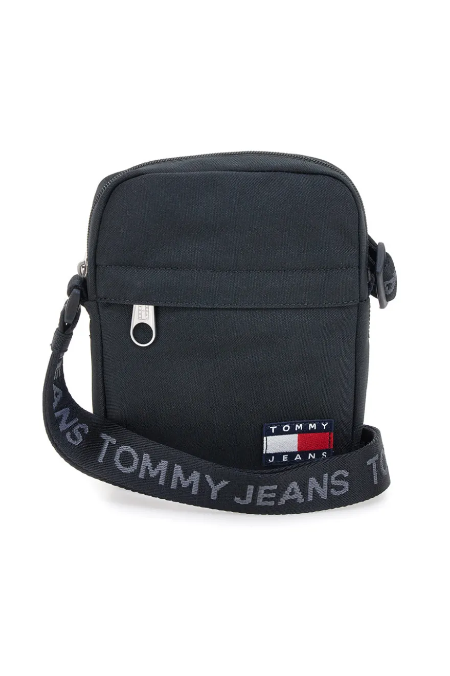Borsello a tracolla nero con logo Tommy Jeans TOMMY DAILY REPORTER