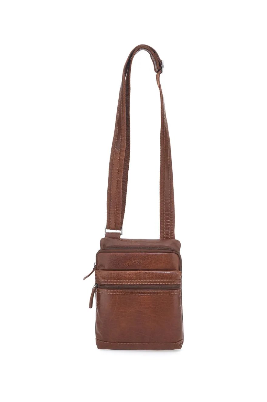 Borsello Basile 2660 Marrone Vera Pelle