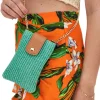 Borsello in Rafia Verde Porta Smartphone LWB 006