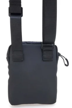 Borsello nero con tracolla regolabile Cotton belt K19-017-B059