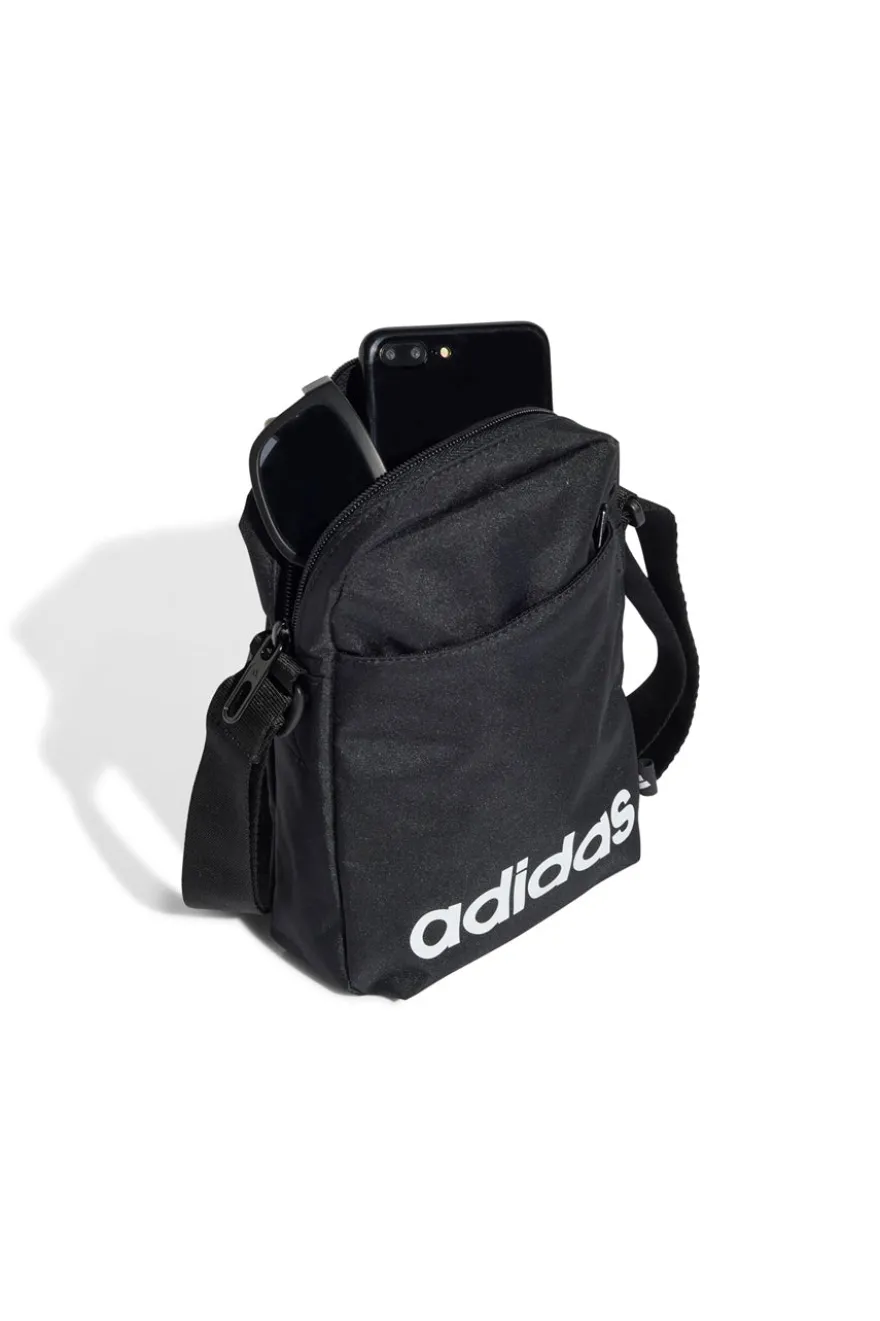 Borsello nero con tracolla Adidas Linear Org