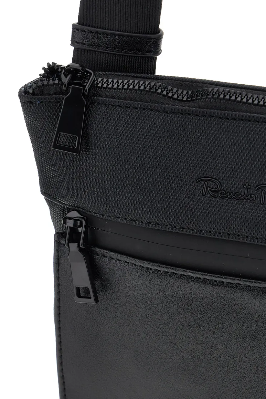 Borsello nero con tracolla regolabile Renato balestra COB 61991/M