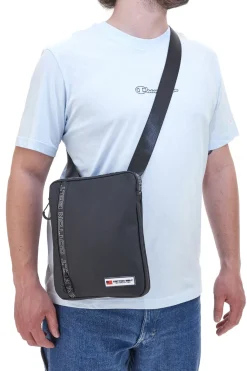 Borsello Rettangolare Nero COTTON BELT K19.017.B055