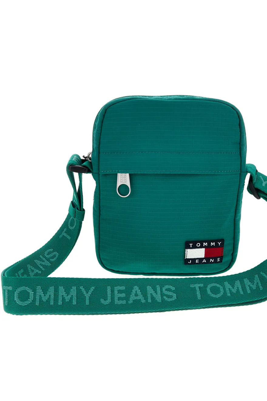 Borsello verde con logo Tommy jeans 14211
