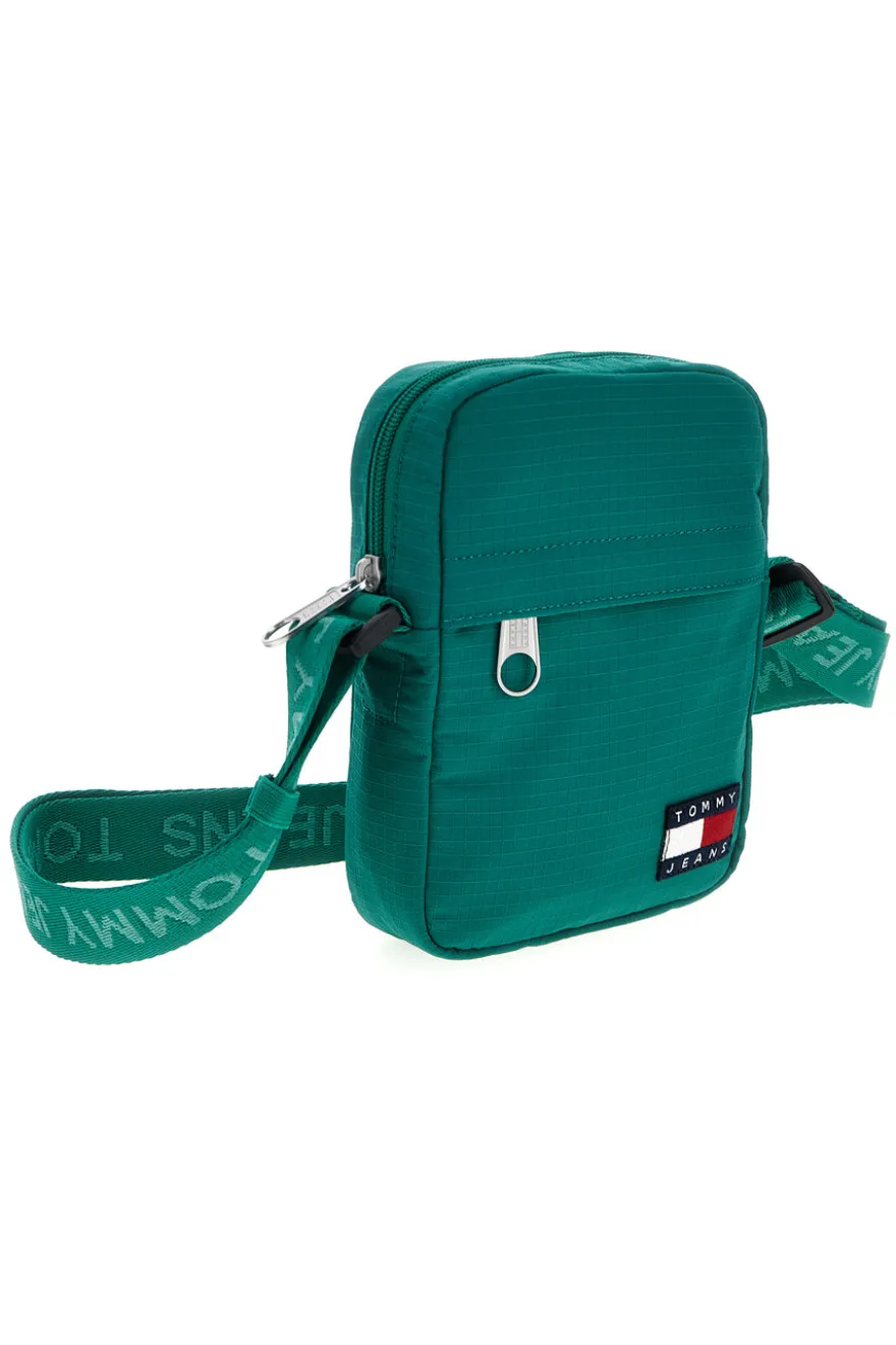 Borsello verde con logo Tommy jeans 14211