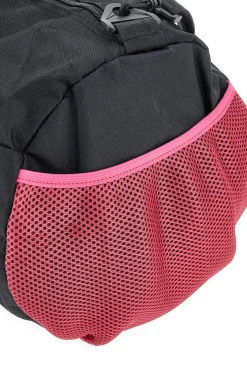 Borsone nero con inserti rosa Lotto LTT427