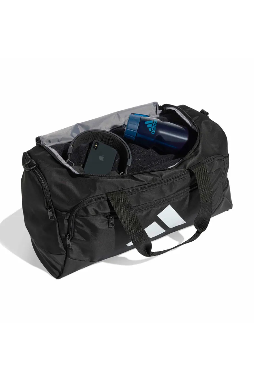 Borsone nero con tasche zip Adidas TRA DEE DUE M