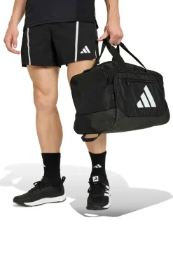 Borsone nero con tasche zip Adidas TRA DEE DUE M