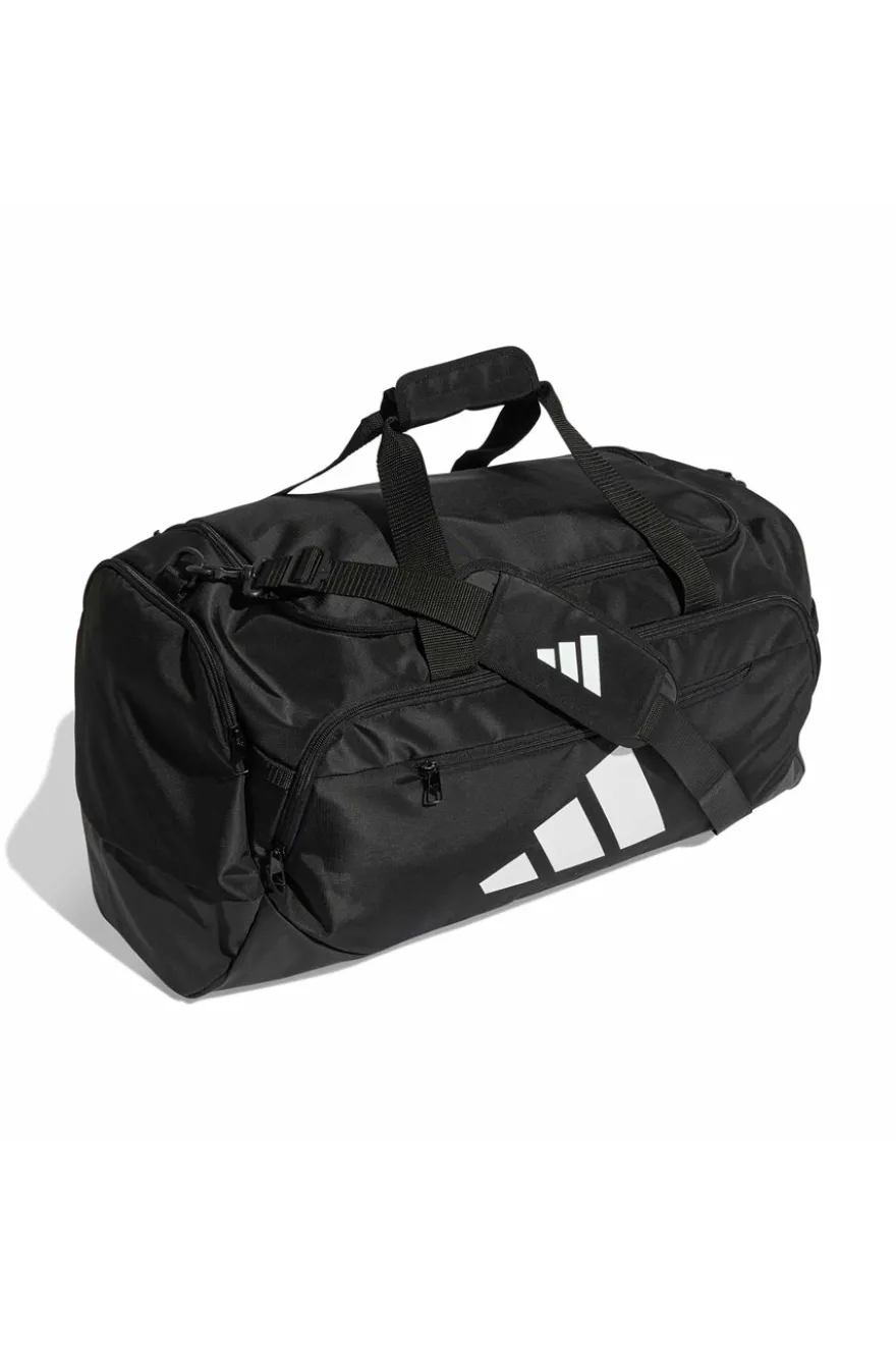 Borsone nero con tasche zip Adidas TRA DEE DUE M