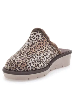 Braune Animalier-Hausschuhe Beego 6332