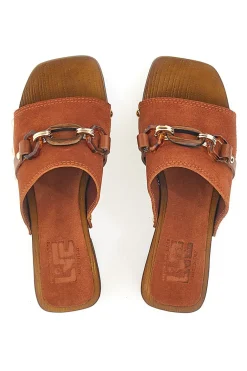 Braune Clogs mit 6,5 cm hohem Absatz Pittarello Love 15555