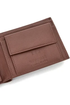 Braune Herrenbrieftasche aus echtem Leder Jaguar PF830-1