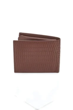 Braune Herrenbrieftasche aus echtem Leder Jaguar PF830-1