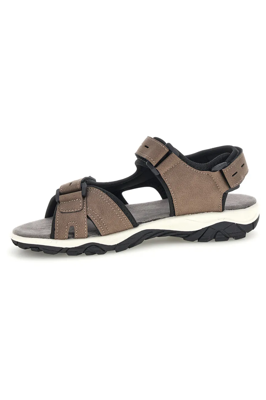 Braune Sandale mit Riemen Die erste aktive CN1
