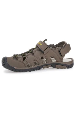 Braune Sandalen mit halbgeschlossener Spitze Goodyear 41037