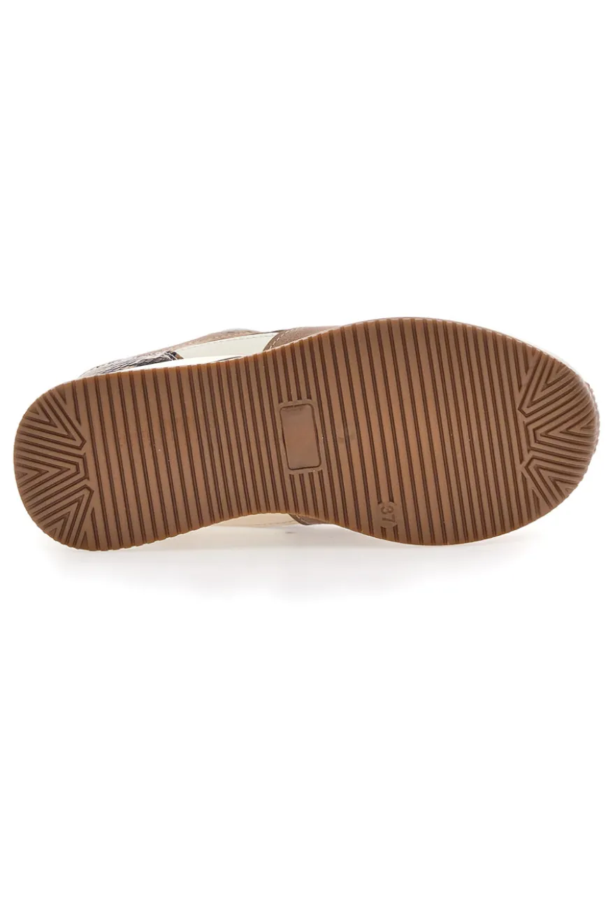 Braune Sneakers mit Keilabsatz Prima Riga 385