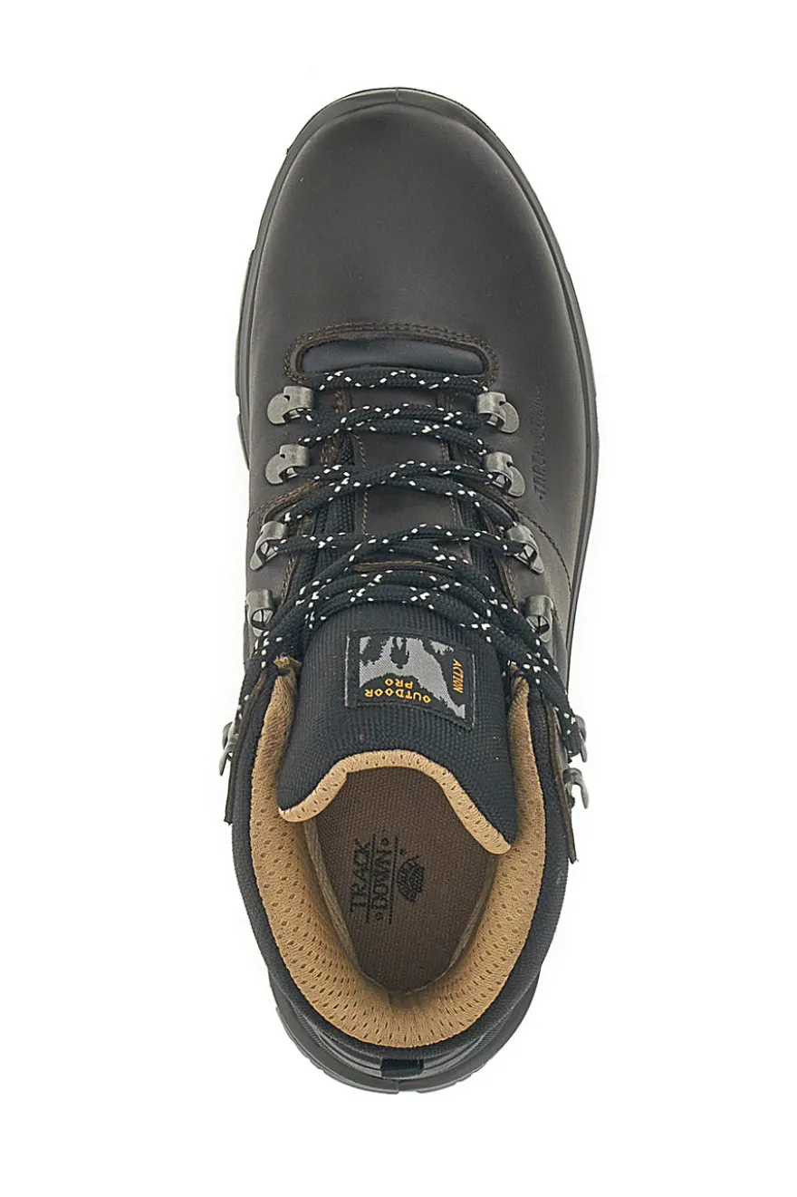 Braune Trekkingstiefel mit Stützsystem Track Down 14515
