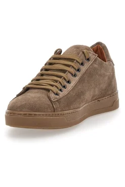 Braune Wildleder-Sneaker, hergestellt in Italien, PITTARELLO FOCUS 3021
