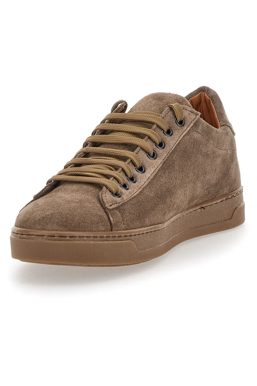 Braune Wildleder-Sneaker, hergestellt in Italien, PITTARELLO FOCUS 3021