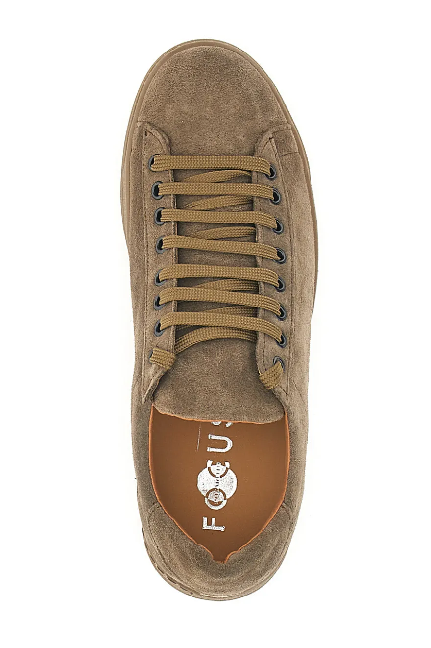 Braune Wildleder-Sneaker, hergestellt in Italien, PITTARELLO FOCUS 3021