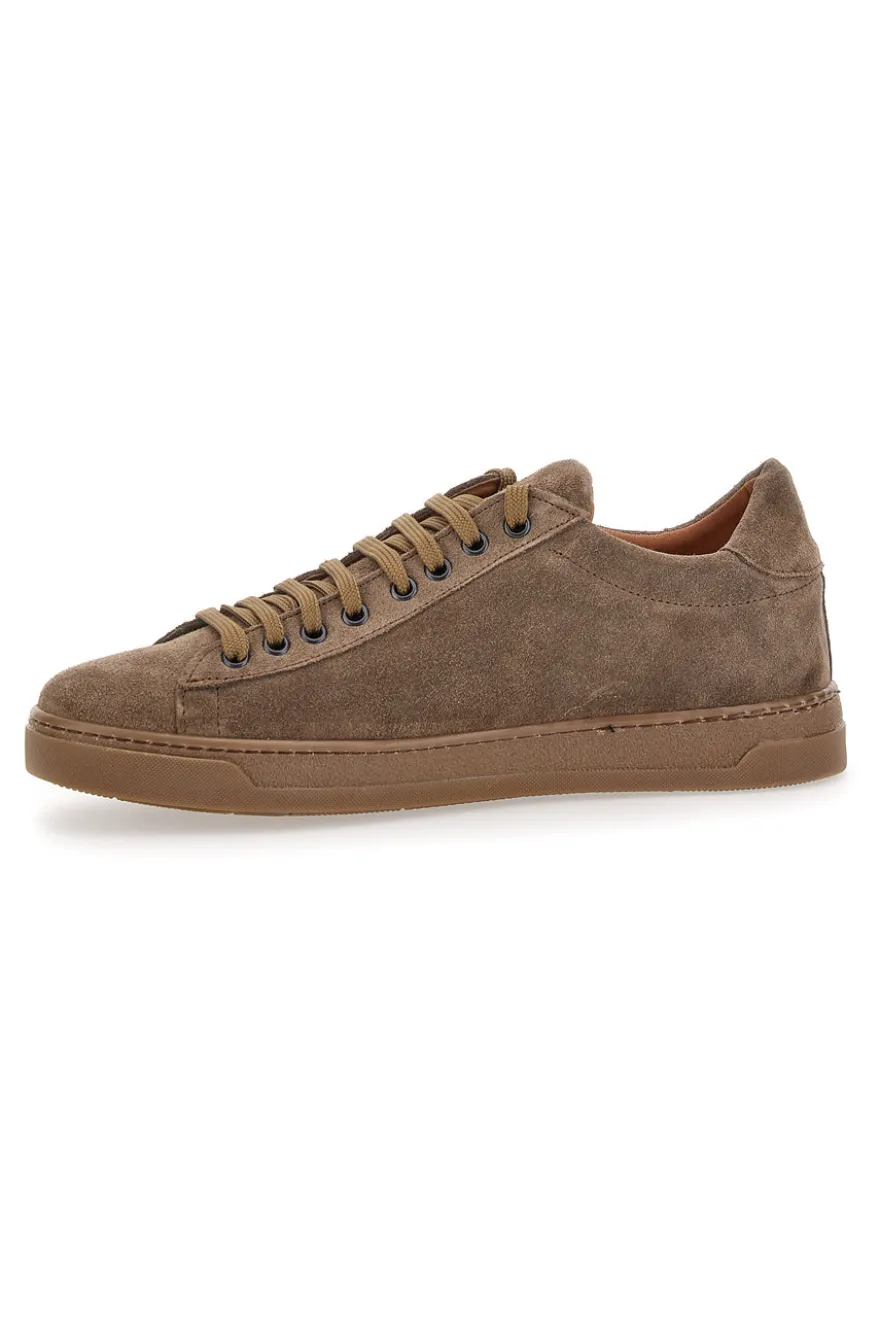 Braune Wildleder-Sneaker, hergestellt in Italien, PITTARELLO FOCUS 3021