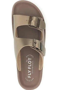 Brauner Hausschuh mit anatomischem Fußbett Fly Flot 90420G64ZZ