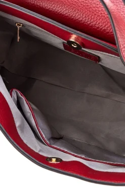 Burgunder Handtasche mit Schultergurt und Innentaschen Basile CLASS BA1275DOLL