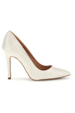 Butterfarbene Lackleder-Pumps Pittarello couture 3401