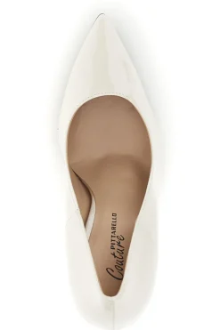 Butterfarbene Lackleder-Pumps Pittarello couture 3401