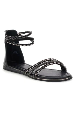 Cafe' cost RH16 schwarz Riemchensandalen