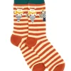 Calzini Mid Calf Arancio Natalizi Crazy Socks 008