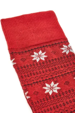 Calzini Rossi Al Ginocchio Taglia Unica Crazy Socks 011