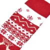 Calzini Rossi e Bianchi Natalizi Taglia Unica Crazy Socks 013