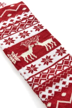 Calzini Rossi e Bianchi Natalizi Taglia Unica Crazy Socks 013