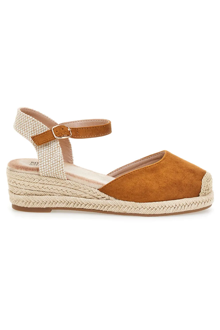 Camel Damen Espadrille Sandalen mit Seil Keil Pittarello Sonne BL1