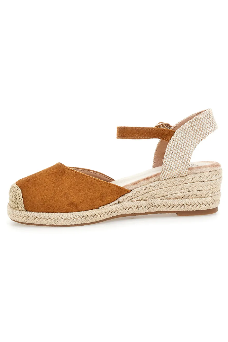Camel Damen Espadrille Sandalen mit Seil Keil Pittarello Sonne BL1