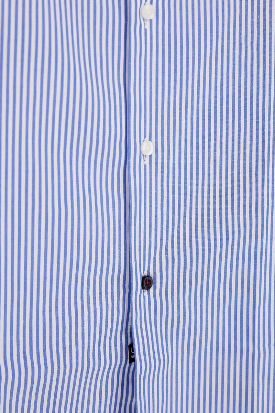 Camicia Azzurra a righe Us golf CA2605