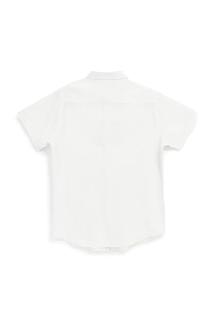 Camicia bianca in misto lino No limits MASH010S24