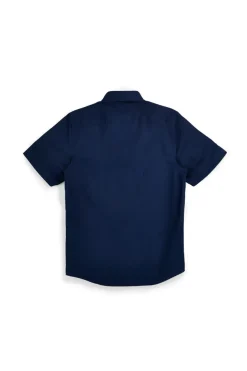 Camicia blu 100% cotone Us golf CA2602
